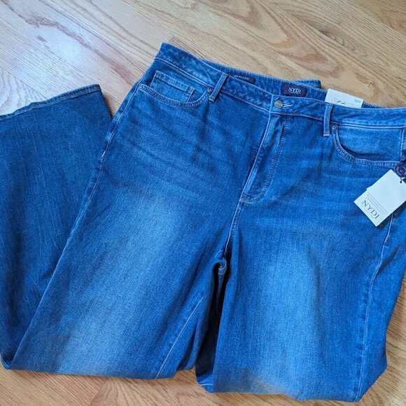 NWT NYDJ Palazzo Flare Jeans Sz 16W - Picture 2 of 9